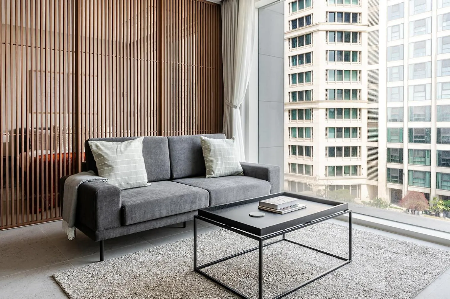 Appartement Blueground Id3 Nonhyeon City View Ac Sel-3 Seoel